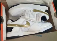 NIKE デルタフォースLow SI 白‪✕‬金‪✕‬黒 当時物新品未使用品