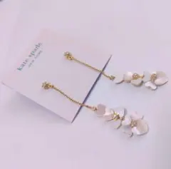 ケイトスペード プレシャスパンジー ロングピアス