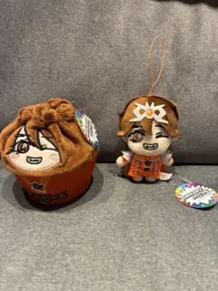 原宿フェスティバル　ボイスマスコット　巾着　リアルピース かずぅ