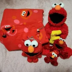 エルモ USJ グッズ　ポンチョ　ぬいぐるみ　まとめ売り　セサミストリート