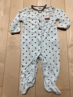 カーターズ　ロンパース カバーオール　足つきロンパース　ドット