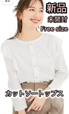 カットソートップス 【接触冷感】【前後2WAY】 トップス レディース 初夏 夏