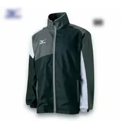 ミズノ ウォーマーシャツ ブラック×キャスチャコール 62JE650390　XS