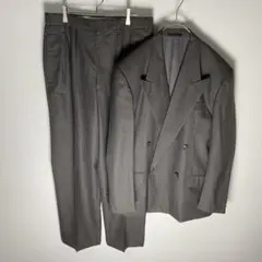 MEN'S BIGIダブル ヴィンテージ スーツ セットアップ 表記4 実寸確認