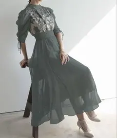 Dorry Doll フラワーレース×オーガンジードレス