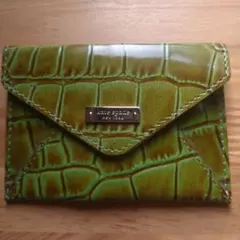 KATE SPADE グリーン名刺入れ