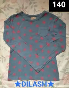 【DILASH】✩.*˚男女兼用厚手ロンT✩.*˚(サイズ：140)