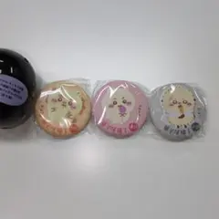 マット缶バッジ　シーサー　ちいかわ　ラッコ