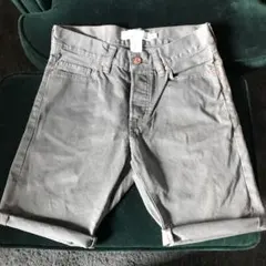H&M デニムハーフパンツ メンズ ショートパンツ28 グレー