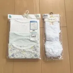 肌着　下着　120 タンクトップ　3枚　ハイソックス　16-18 2点セット