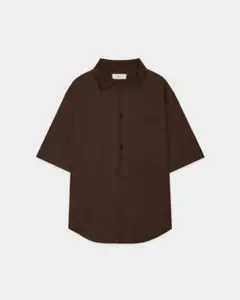 【新品未使用品】marka 26SS オーガニックコットンラミーカノコシャツのサムネイル