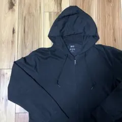 ユニクロ　エアリズム UVカット フルジップパーカー　黒　ＸＬ
