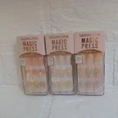 ダッシングディバDASHINGDIVAマジックプレスハンド　ロング　3個
