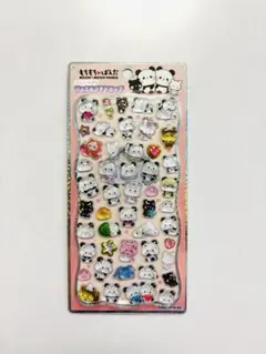 【国内正規品】カミオジャパン　もちもちぱんだ　ジュエルドロップシール　ボンボン