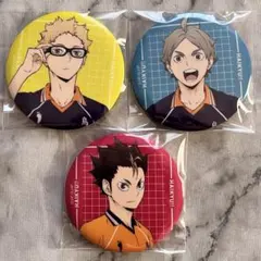 ハイキュー 全国遠征 ポップアップストア 缶バッジ 3点セット