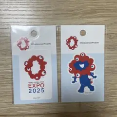 2025 大阪万博　EXPO ステッカー　ミャクミャク　2枚