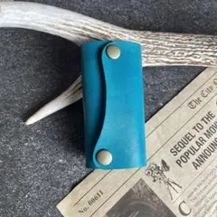 ハンドメイド　4連キーホルダー　レザークラフト　名入れ無料