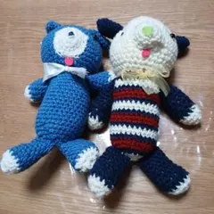 ハンドメイド あみぐるみ 2体セットのサムネイル