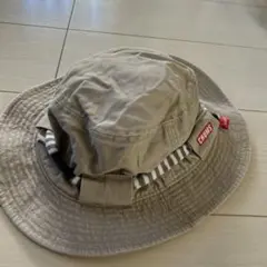CHUMS ✖️ノースフェイス　ベージュ ハット ストライプバンド付き