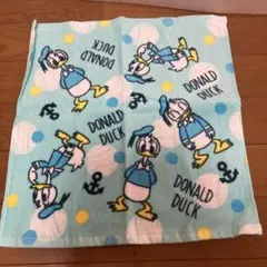 ドナルドダック ハンドタオル マリン柄