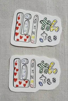 Lilかんさい　ステッカー　シール　わっしょいCAMP！　嶋﨑斗亜　西村拓哉