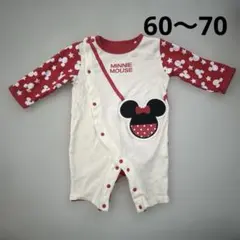 Disney ミニーマウス ロンパース 60-70cm