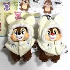 ポップマート　ミッキーファミリー　チップ　デール　シークレット　ポンチョ　白