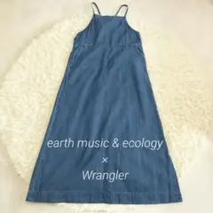 earth music & ecology ラングラー サロペットスカート