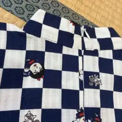 COMME CA ISM 浴衣 Sサイズ チェック柄のサムネイル