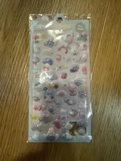 ボンボンドロップ風シール　3Dシール　ぷくぷくシール