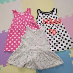 Ｈ＆Ｍ他　ワンピース３枚セット