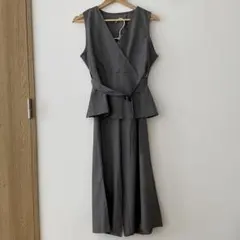 GRL カシュクール チュニック ワイドパンツ セットアップ nh143