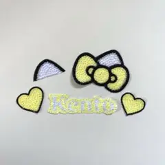 プリントうちわ文字 セミオーダー 猫耳② セミオーダーうちわ文字】名前＋だいすき・ハート型【ファンサ
