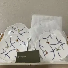 香蘭社　梅型　小皿　5枚　銘々皿　蘭　リンドフィールド