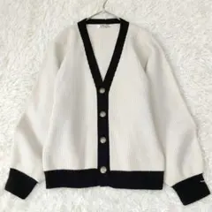 415 スナイデル バイカラーミドルカーディガン トップス 長袖 ニット F