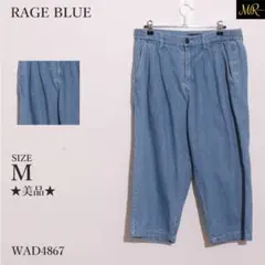 RAGE BLUE パンツ ハーフパンツ デニム生地 ウエスト調整可能 ポケット