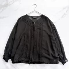 極美品✨INGEBORG インゲボルグ 近年モデル シフォンジャケット F 