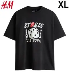 新品 H&M × ROLLING STONES コラボ バンドTシャツ XL.のサムネイル
