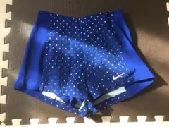 Nike DRI-FIT ブルー ドットパターン ハーフパンツ S