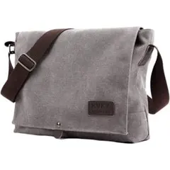 グレー ショルダーバッグ メンズ レディース グレー 軽い 大容量 肩掛け N5