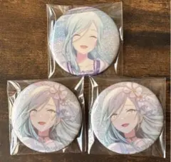 プロセカ　グリッター缶バッジ　3b 4b 雫