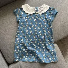 ミッフィー　花柄 半袖　ワンピース　95サイズ　女の子