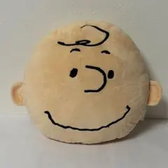 PEANUTS チャーリー・ブラウン 顔型クッション　フェイスクッション
