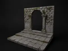 ジオラマベース　遺跡　ねんどろいど　フィギュアーツ　ドラクエ　127