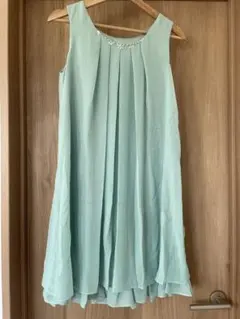 パーティードレス　結婚式　ミントグリーン
