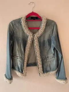 パール デニムジャケット Gジャン