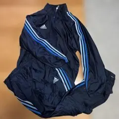 adidas ジャージ 上L 下M ネイビー