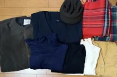 冬服レディース　まとめ売り　コート　セーター　ショール