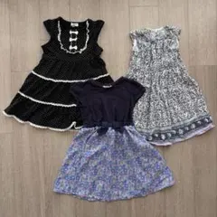 エニィファム　半袖ワンピース　3枚セット
