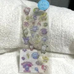 ぷっくりキラキラ⭐︎キラフチ樹脂盛りシール サンリオ 【正規品】